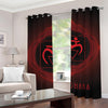 Muladhara Chakra Symbol Print Grommet Curtains