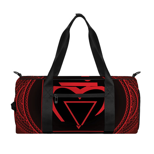 Muladhara Chakra Symbol Print Gym Bag