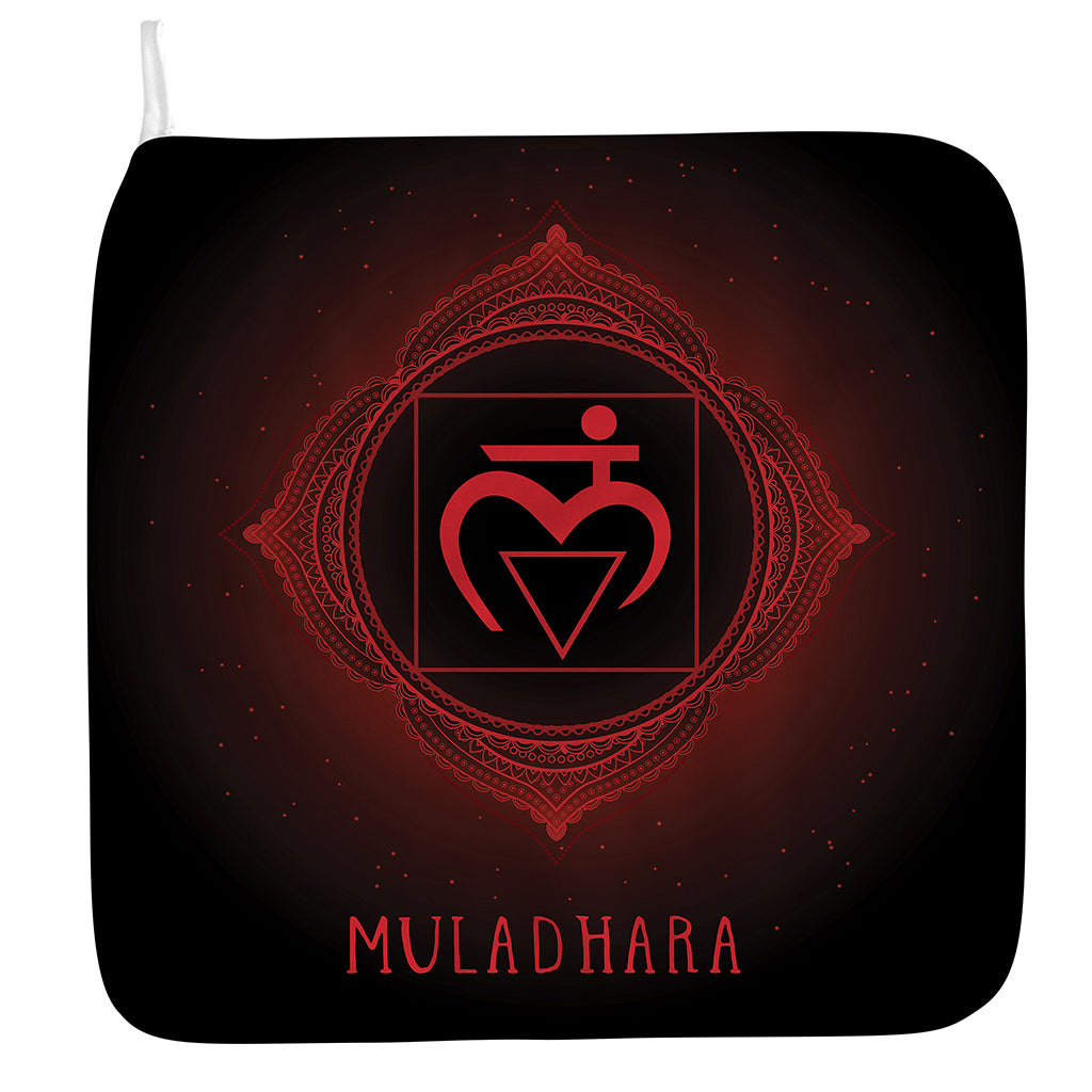Muladhara Chakra Symbol Print Hand Towel