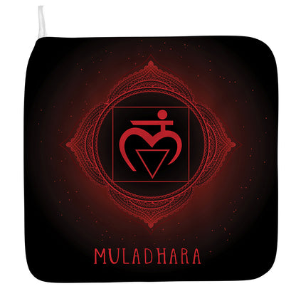 Muladhara Chakra Symbol Print Hand Towel