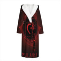 Muladhara Chakra Symbol Print Hooded Bathrobe