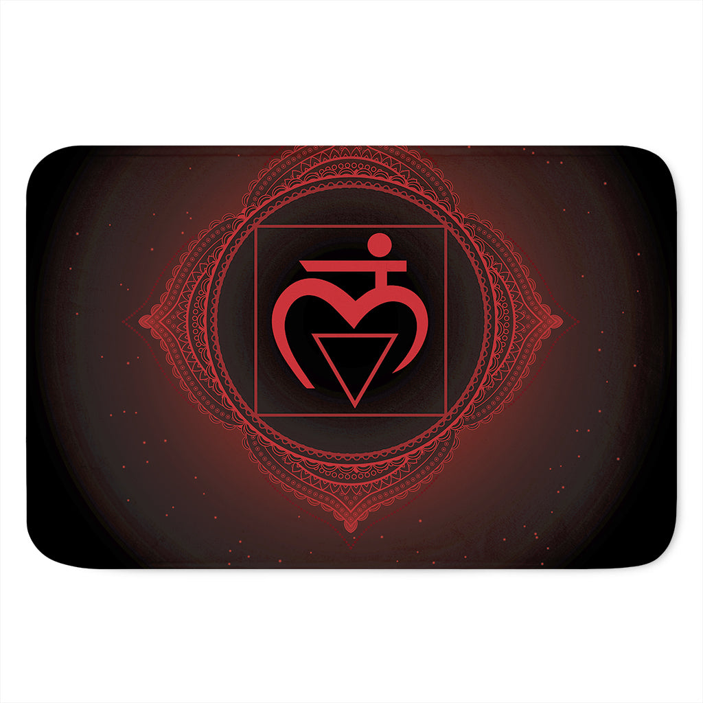 Muladhara Chakra Symbol Print Indoor Door Mat