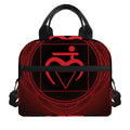 Muladhara Chakra Symbol Print Insulated Lunch Bag