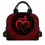 Muladhara Chakra Symbol Print Insulated Lunch Bag