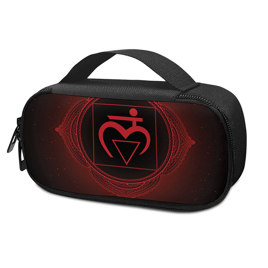 Muladhara Chakra Symbol Print Insulin Cooler Travel Case