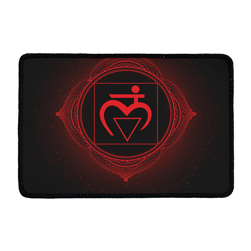 Muladhara Chakra Symbol Print Kitchen Mat