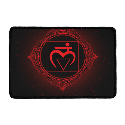 Muladhara Chakra Symbol Print Kitchen Mat