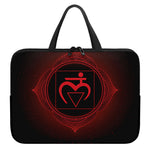 Muladhara Chakra Symbol Print Laptop Sleeve With Handle