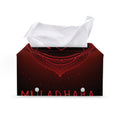 Muladhara Chakra Symbol Print Leather Tissue Box Cover