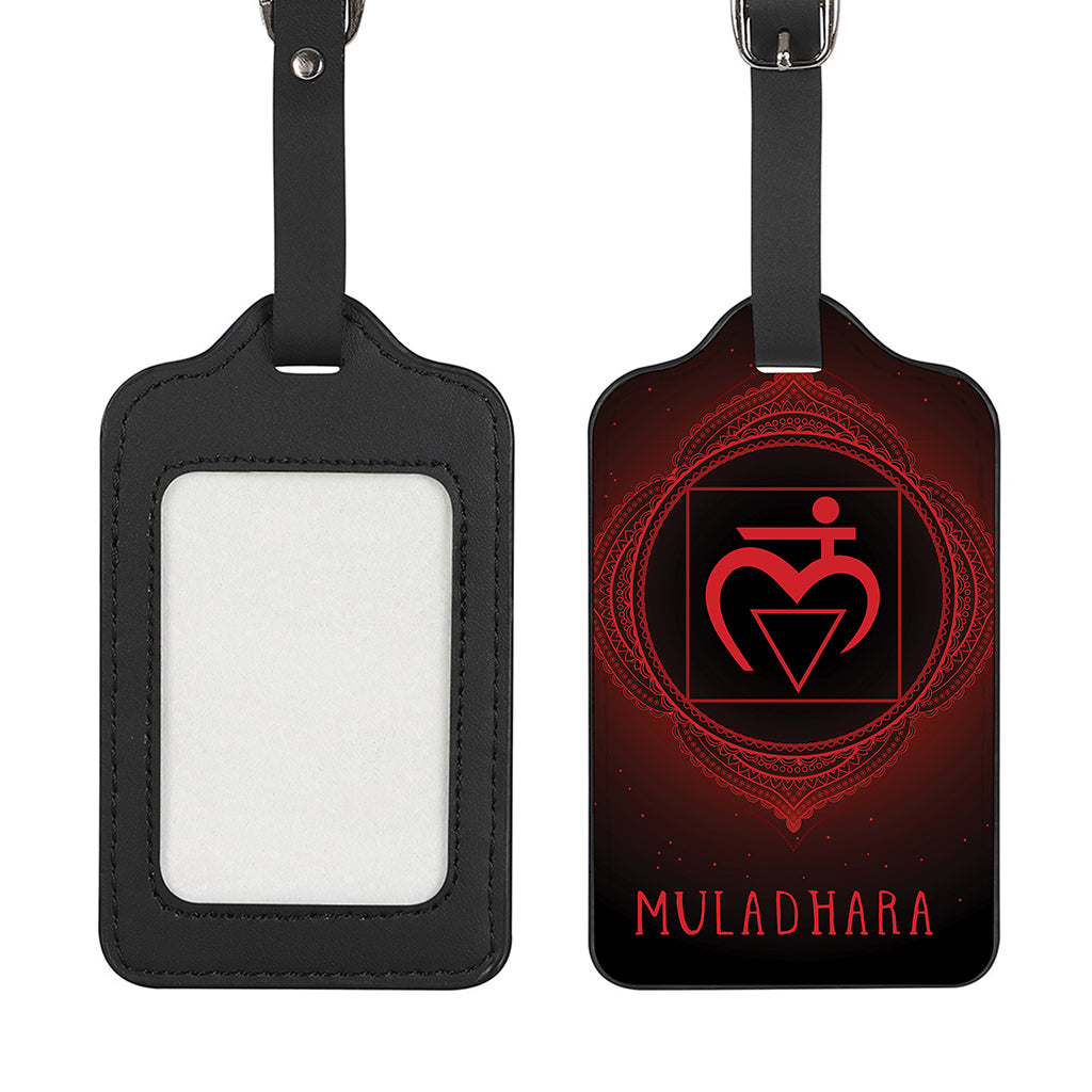 Muladhara Chakra Symbol Print Luggage Tag