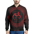 Muladhara Chakra Symbol Print Men's Bomber Jacket
