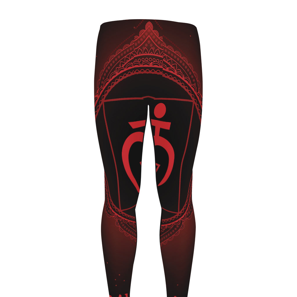 Muladhara Chakra Symbol Print Men's leggings