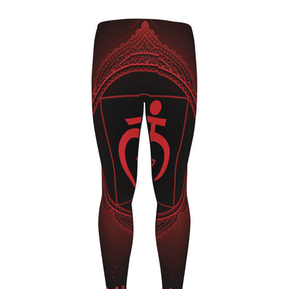 Muladhara Chakra Symbol Print Men's leggings