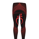 Muladhara Chakra Symbol Print Men's leggings