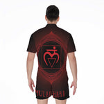 Muladhara Chakra Symbol Print Men's Rompers