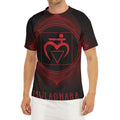 Muladhara Chakra Symbol Print Men's Short Sleeve Rash Guard