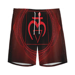 Muladhara Chakra Symbol Print Men's Sports Shorts