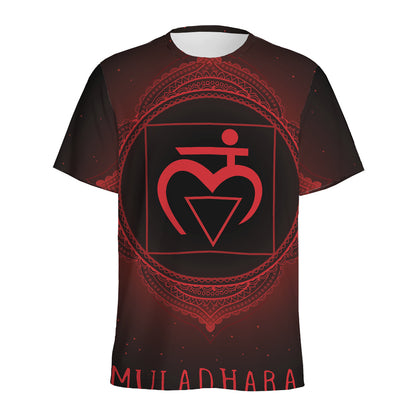 Muladhara Chakra Symbol Print Men's Sports T-Shirt