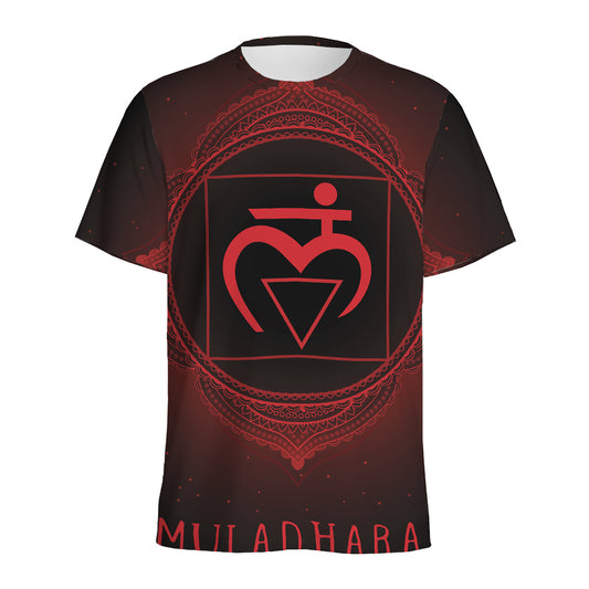Muladhara Chakra Symbol Print Men's Sports T-Shirt