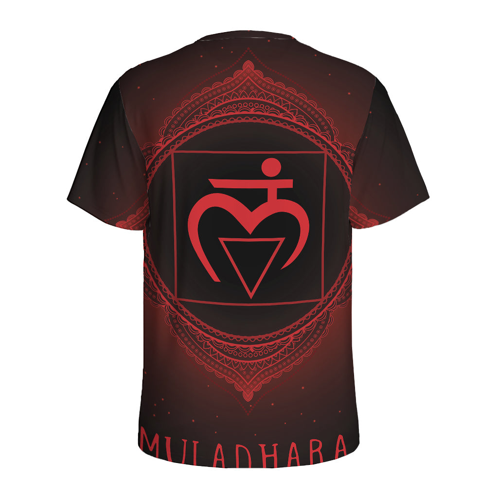 Muladhara Chakra Symbol Print Men's Sports T-Shirt