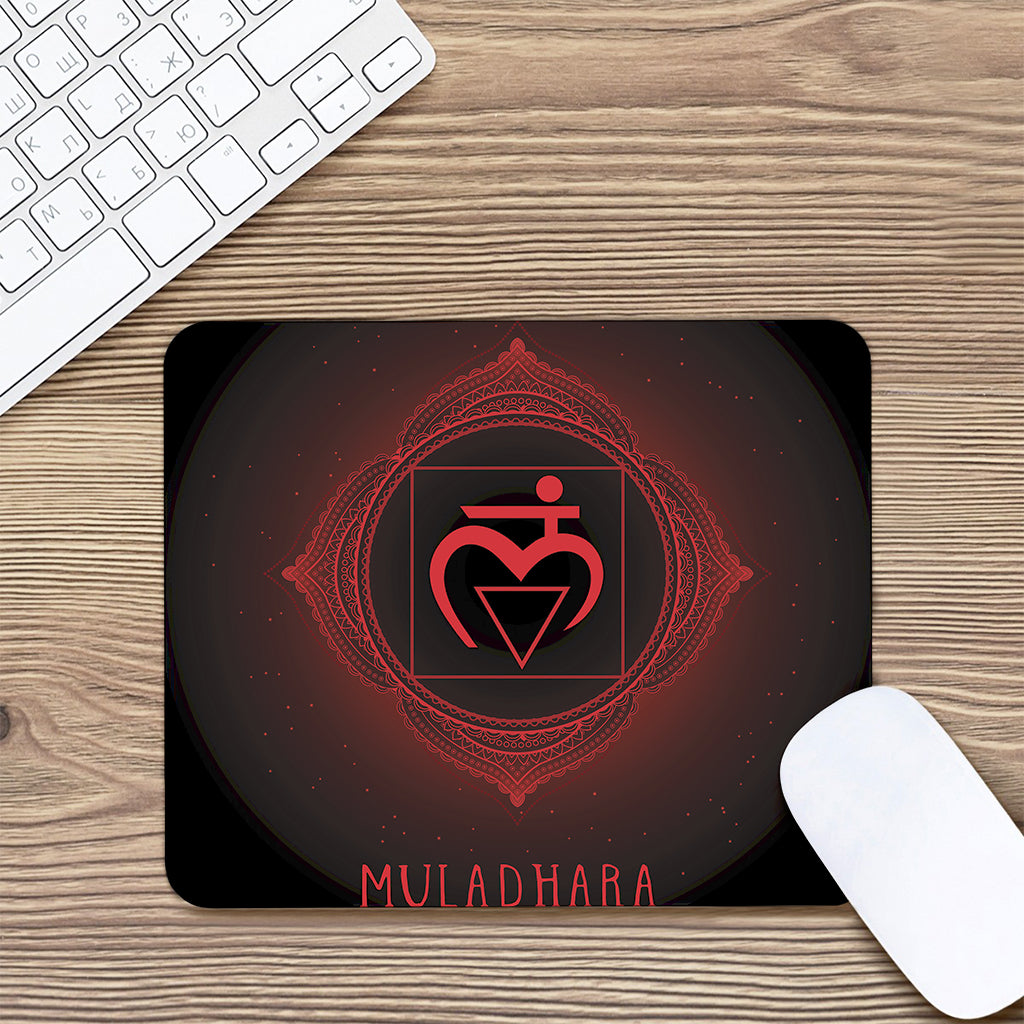 Muladhara Chakra Symbol Print Mouse Pad