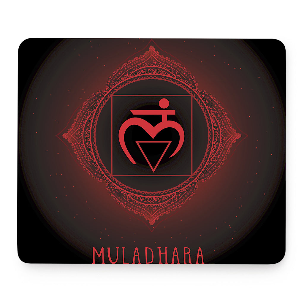 Muladhara Chakra Symbol Print Mouse Pad