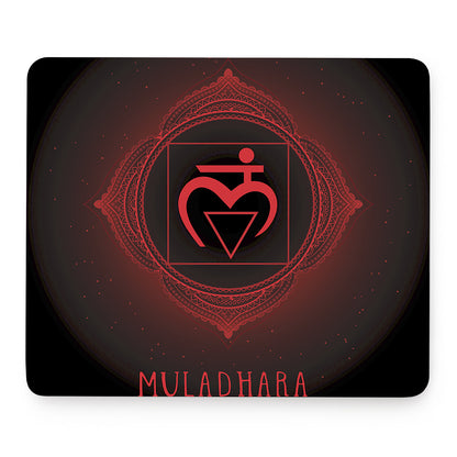 Muladhara Chakra Symbol Print Mouse Pad