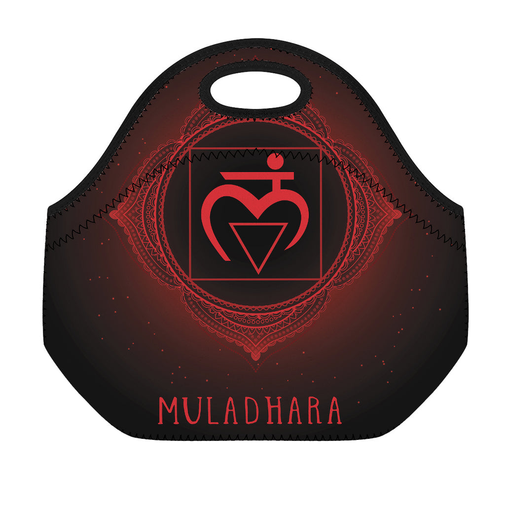 Muladhara Chakra Symbol Print Neoprene Lunch Bag