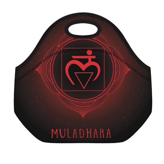 Muladhara Chakra Symbol Print Neoprene Lunch Bag