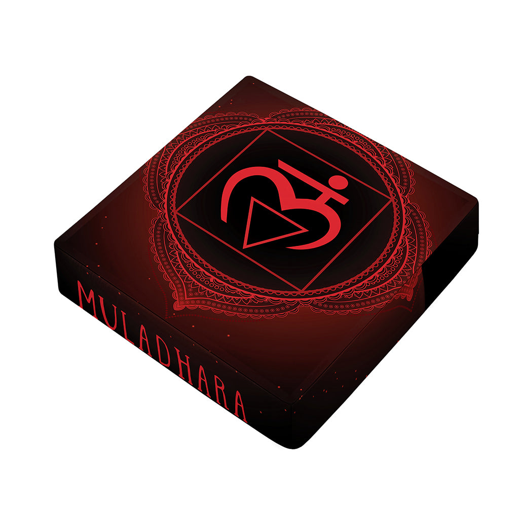 Muladhara Chakra Symbol Print Outdoor Seat Cushion Cover
