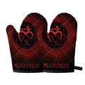 Muladhara Chakra Symbol Print Oven Mitts