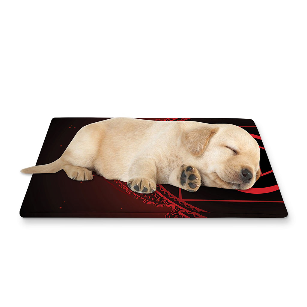 Muladhara Chakra Symbol Print Pet Cooling Mat Cover