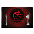 Muladhara Chakra Symbol Print Placemat