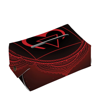 Muladhara Chakra Symbol Print Rectangle Tissue Box Cover
