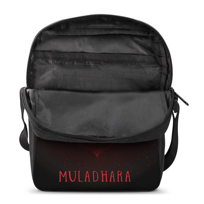 Muladhara Chakra Symbol Print Rectangular Crossbody Bag