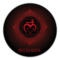 Muladhara Chakra Symbol Print Round Floor Mat