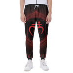 Muladhara Chakra Symbol Print Scuba Joggers