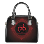 Muladhara Chakra Symbol Print Shoulder Handbag