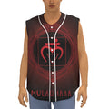 Muladhara Chakra Symbol Print Sleeveless Baseball Jersey