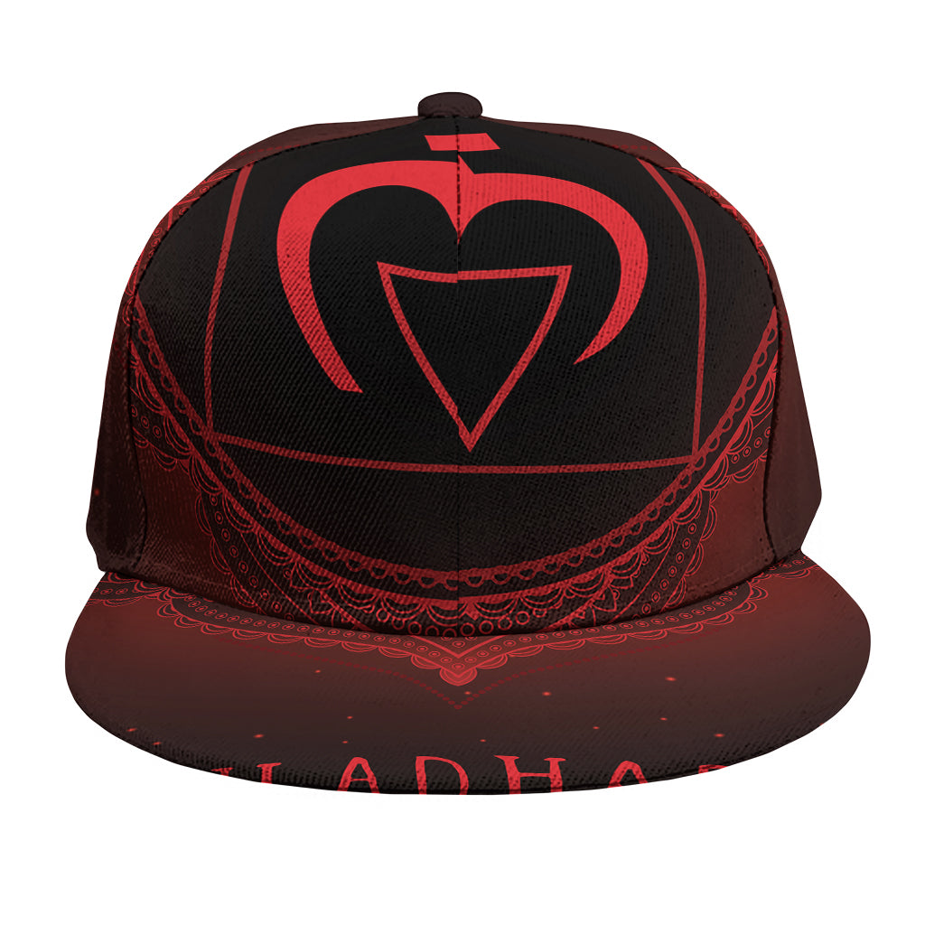 Muladhara Chakra Symbol Print Snapback Cap