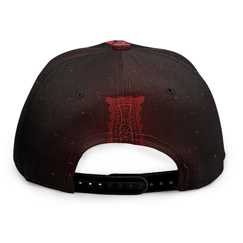 Muladhara Chakra Symbol Print Snapback Cap