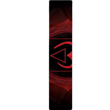Muladhara Chakra Symbol Print Table Runner