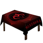 Muladhara Chakra Symbol Print Tablecloth