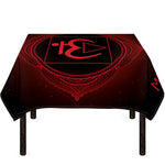 Muladhara Chakra Symbol Print Tablecloth