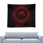 Muladhara Chakra Symbol Print Tapestry