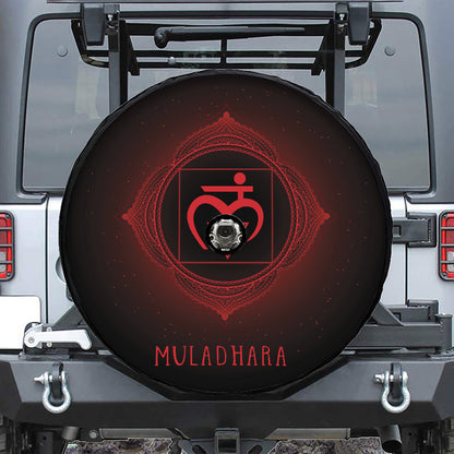 Muladhara Chakra Symbol Print Tire Cover With Camera Hole