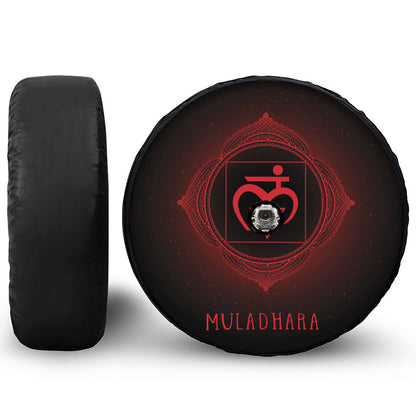 Muladhara Chakra Symbol Print Tire Cover With Camera Hole