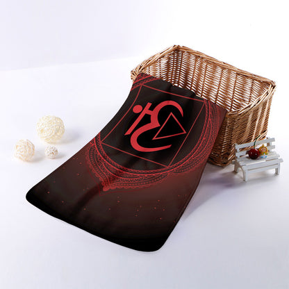 Muladhara Chakra Symbol Print Towel