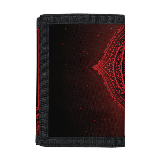 Muladhara Chakra Symbol Print Trifold Wallet