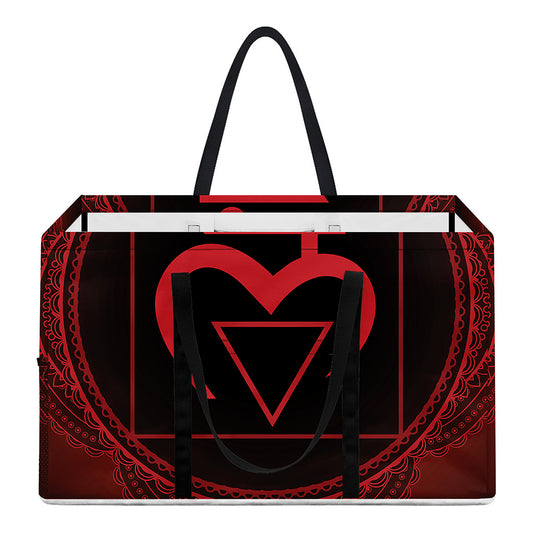 Muladhara Chakra Symbol Print Utility Tote Bag